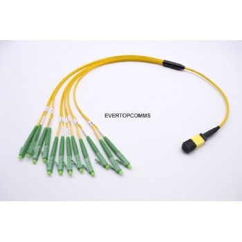 MPO-LC 12 core Fiber Optic Patch Cord