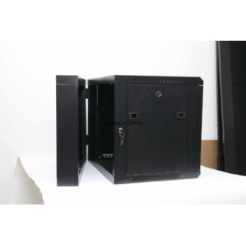 12U Swing Network Cabinet 600X550mm With 1.2mm Steel Plate