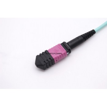 Manufacture patch cord OM4 Fiber optic MPO connector