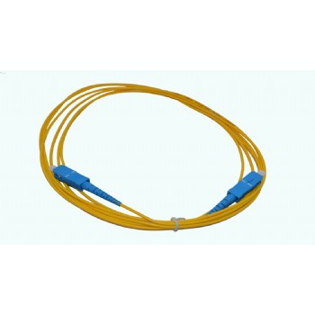 PVC / LSZH Material Fiber Optic Patch Cord