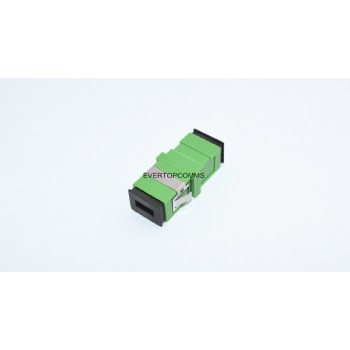 SC/APC Simplex Single Mode Fiber Optic Adapters  Plastic Material