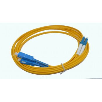 SC/UPC-LC/UPC Fiber Optic Cable Duplex Single Mode