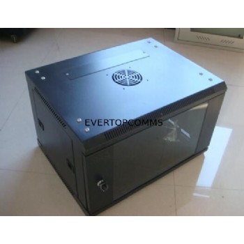 Wall Mount 6U Network Cabinet 1.2mm For Network Cabling CE Certificated