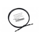 Black Color Fiber Optic Patch Cord High Temperature Stability For Telecommunication Network