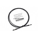 Black Color Fiber Optic Patch Cord High Temperature Stability For Telecommunication Network