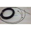 Optical cable assembly, DLC/DLC, GYFJH, 2Core. Outdoor Protected Branch Cable